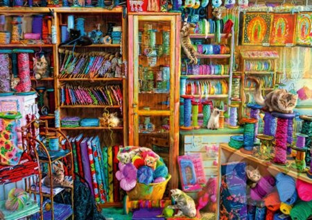 Kitty Heaven - puzzle z kategorie Umělecké