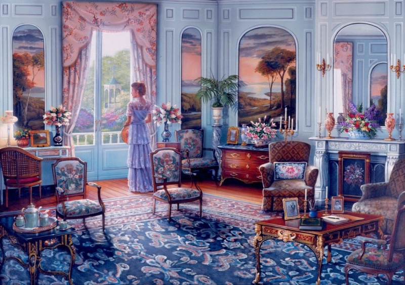 Romantic Reminiscence - puzzle z kategorie Umělecké