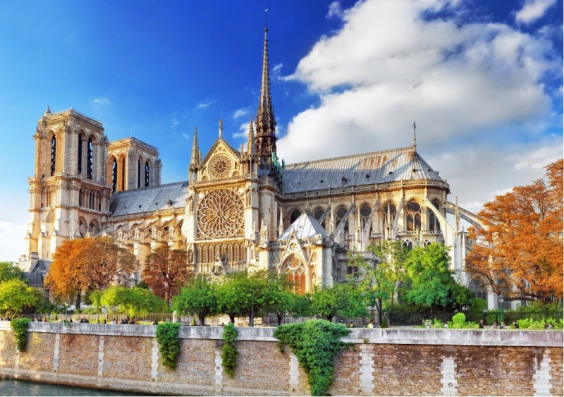 Puzzle Katedrála Notre-Dame v Paříži 2000 dílků