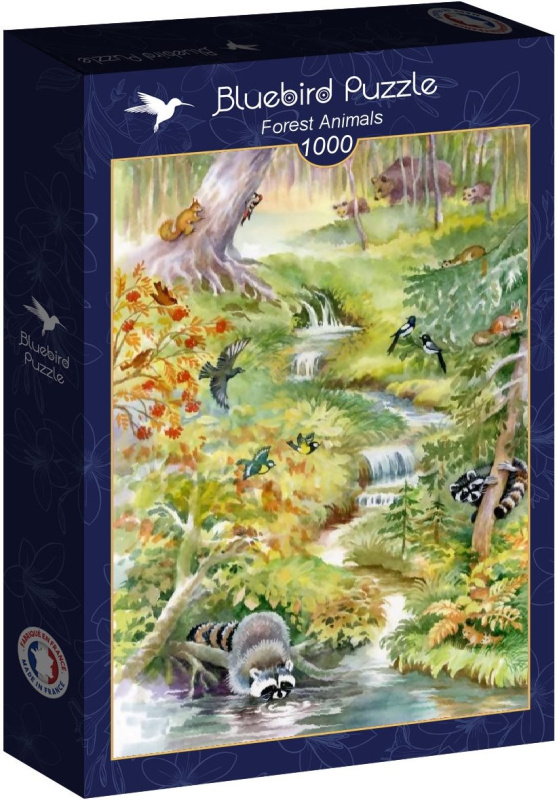 Bluebird Puzzle Lesní zvěř 1000 dílků