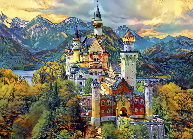 BlueBird Neuschwanstein 1000 dílků