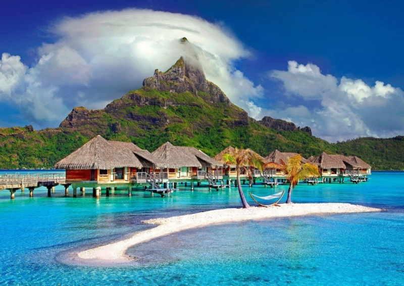 BlueBird Bora Bora Tahiti 500 dílků