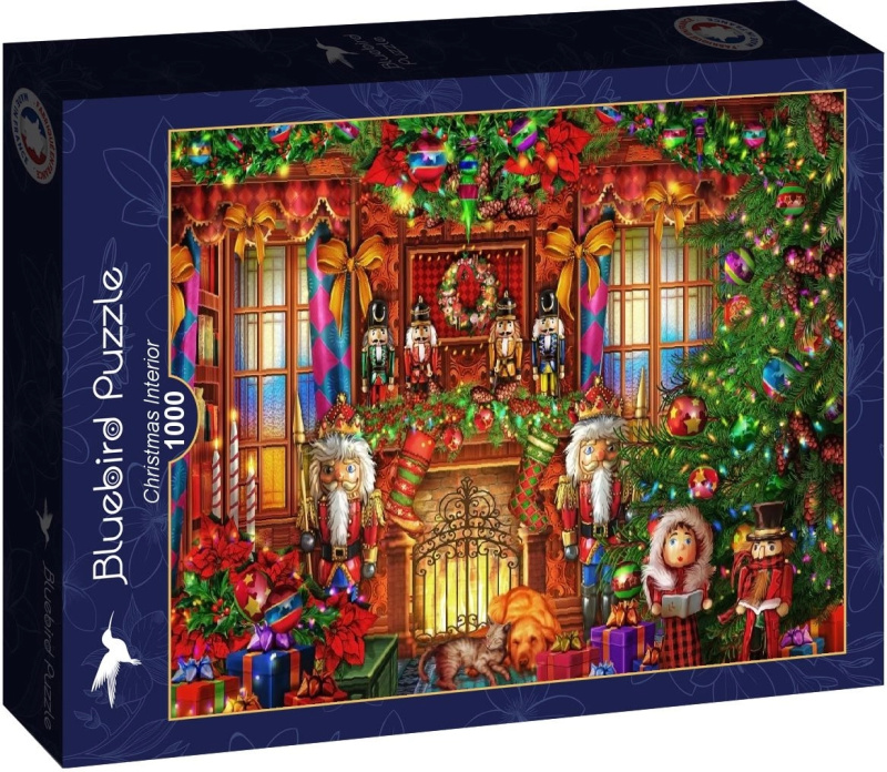Bluebird puzzle Vánoční výzdoba interiéru 1000 dílků