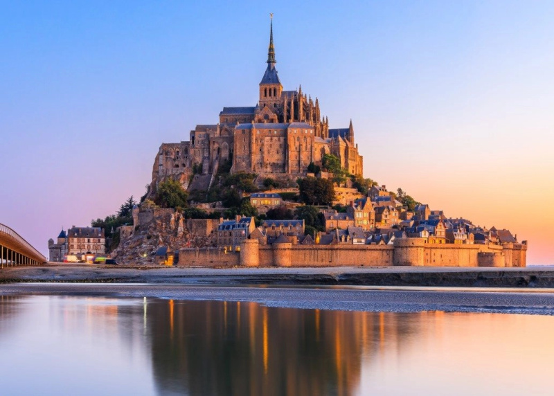 Puzzle Mont-Saint-Michel 1000 dílků