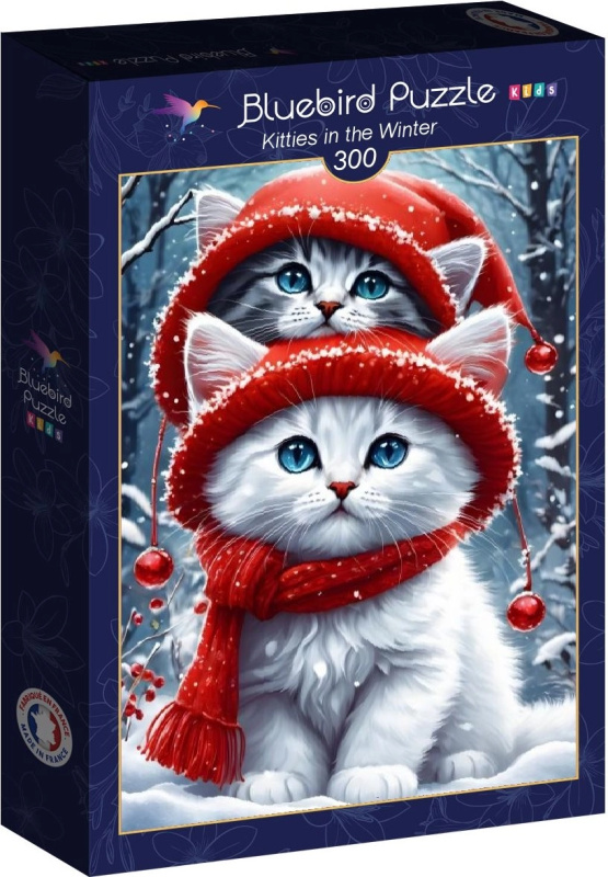 Bluebird puzzle kočičky v zimě 300 dílků