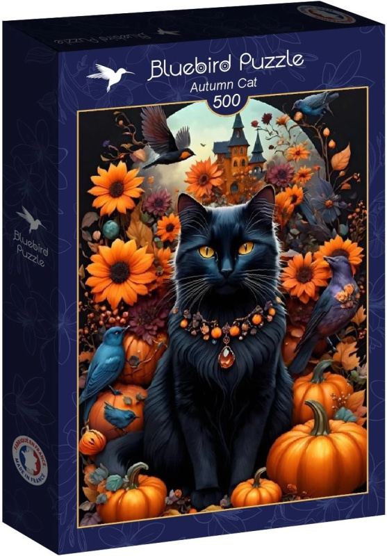 Bluebird puzzle Podzimní kočka 500 dílků
