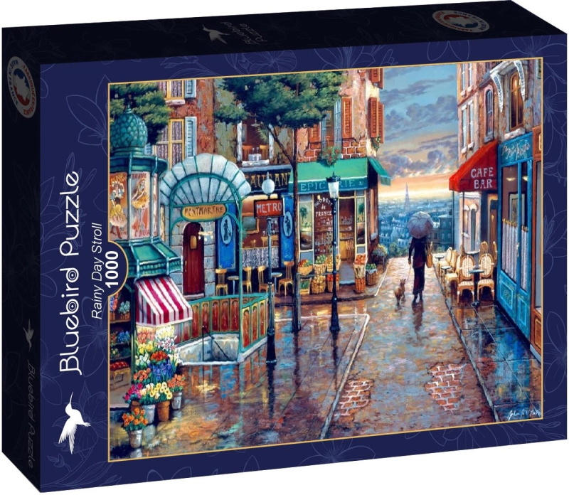 Bluebird puzzle Procházka v deštivém dni 1000 dílků