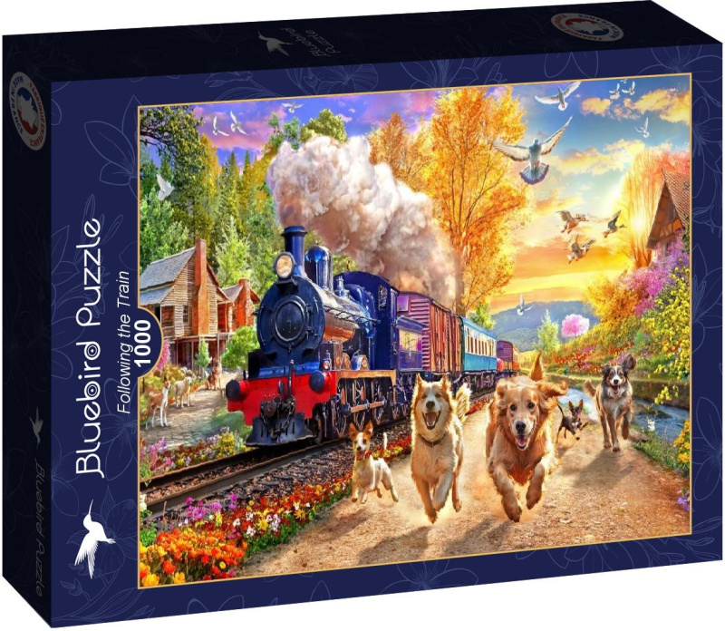 Puzzle Bluebird Dohoníme vlak 1000 dílků