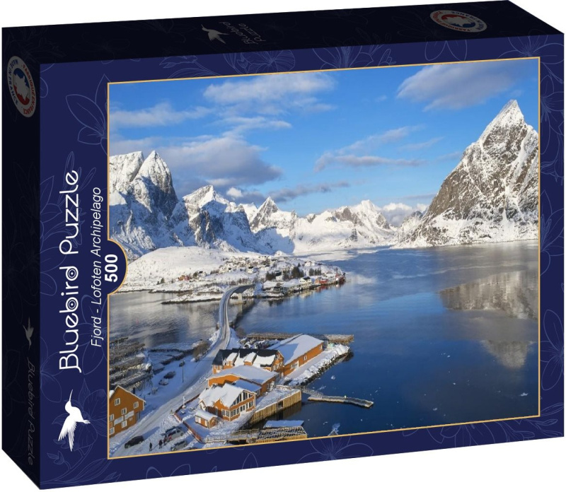 Puzzle Lofotský fjord 500 dílků BLUEBIRD