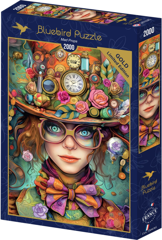 Puzzle Bluebird Gold Edition Bláznivý klobouk 2000 dílků