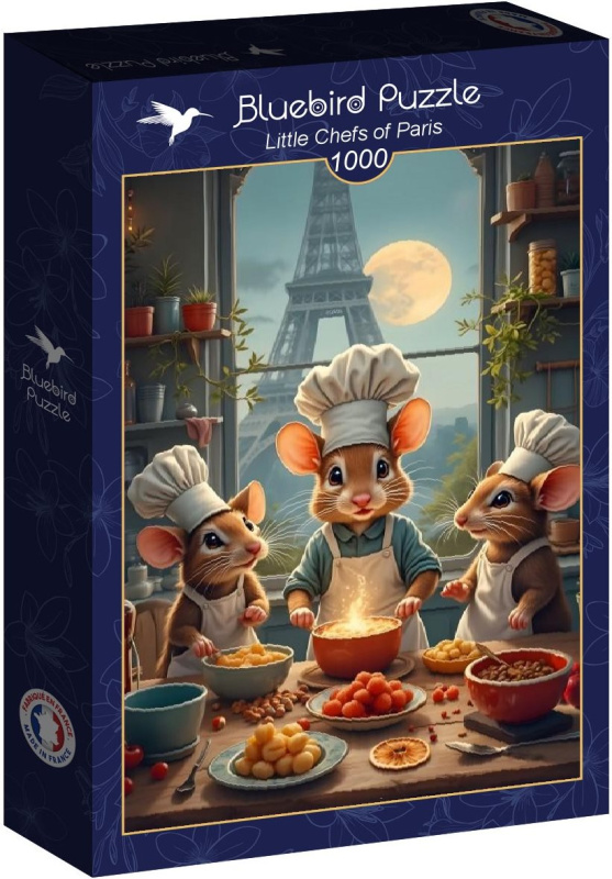Puzzle malí kuchaři z Paříže 1000 dílků BLUEBIRD