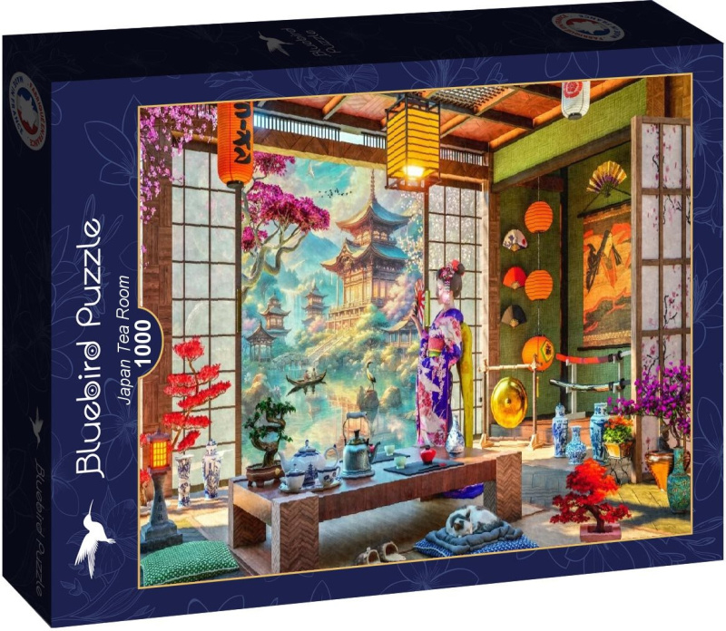 Bluebird puzzle japonská čajová místnost 1000 dílků