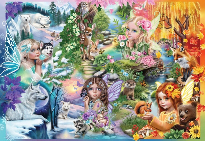 Puzzle Sezóna víl - puzzle z kategorie 500 - 1000 dílků