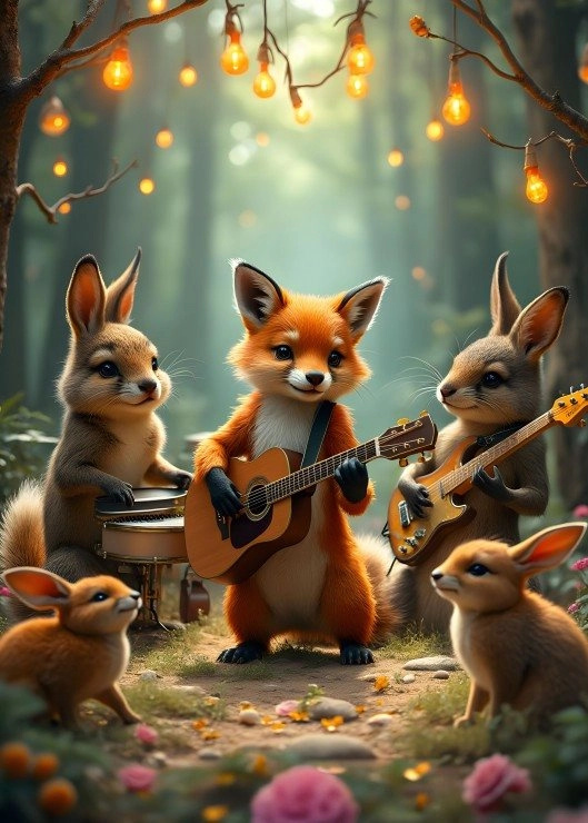 Puzzle Lesní koncert 300 dílků BLUEBIRD