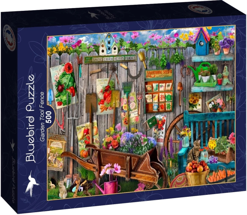 Bluebird puzzle plot se zahradním nářadím 500 dílků