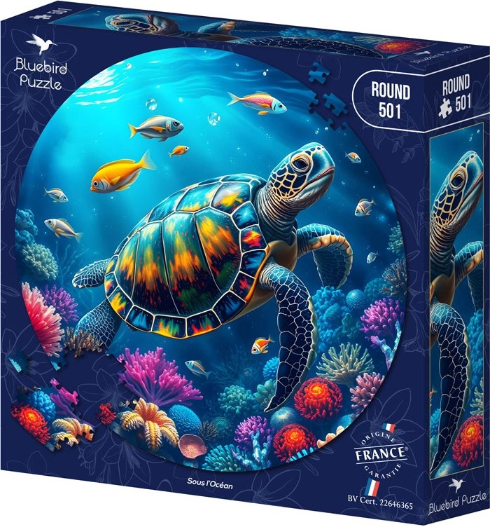 Bluebird kulaté puzzle Pod mořskou hladinou 501 dílků