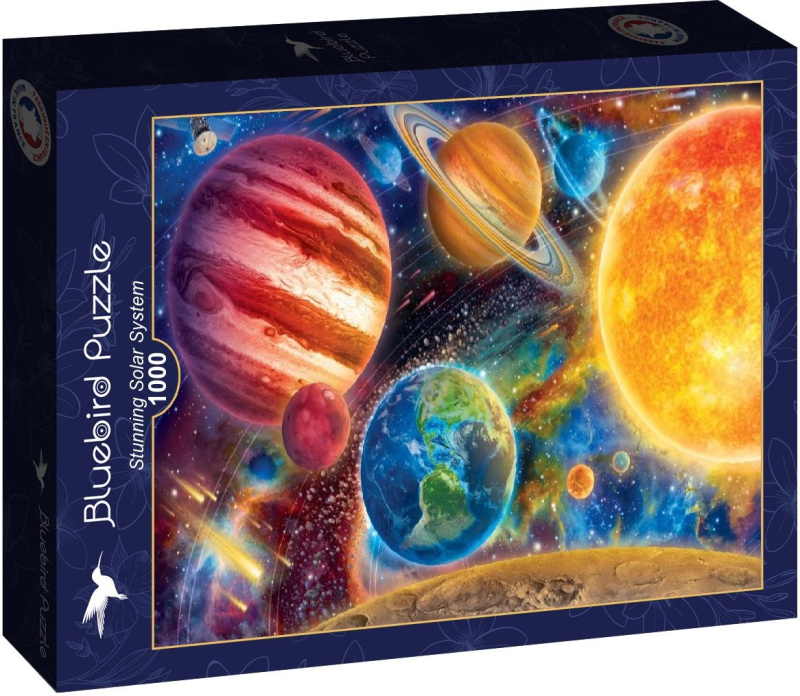 Puzzle Úchvatná sluneční soustava 1000 dílků BLUEBIRD