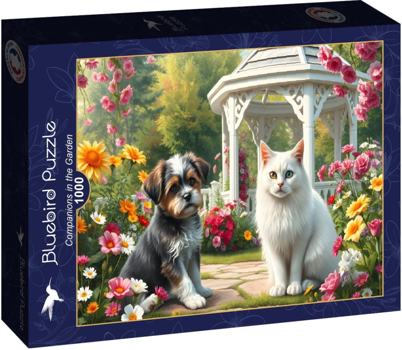 Bluebird puzzle Společníci v zahradě 1000 dílků