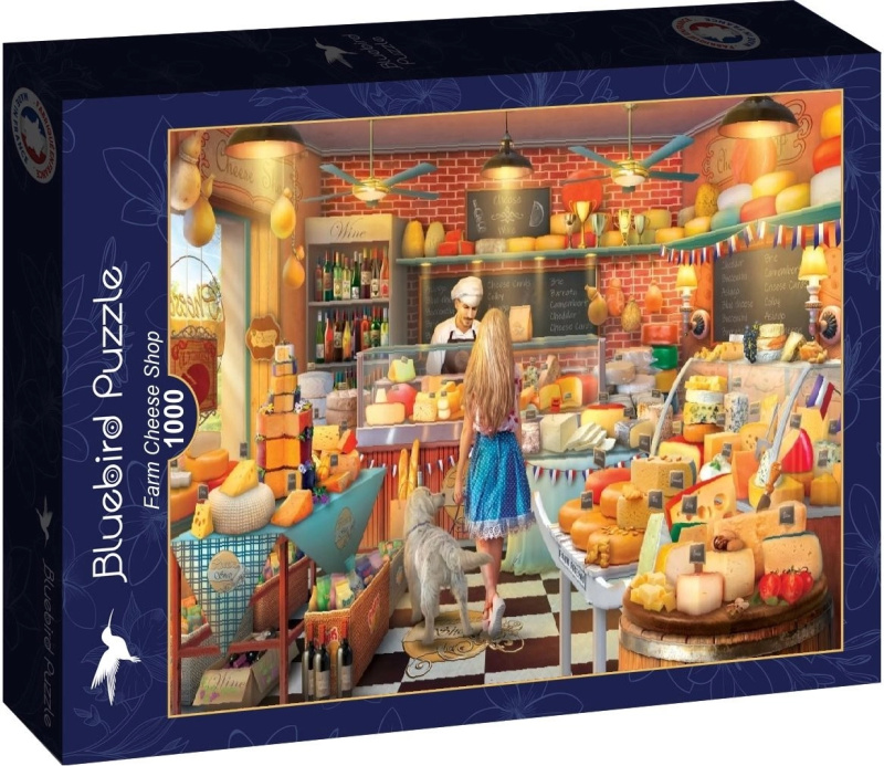 Bluebird puzzle Obchůdek s domácími sýry 1000 dílků