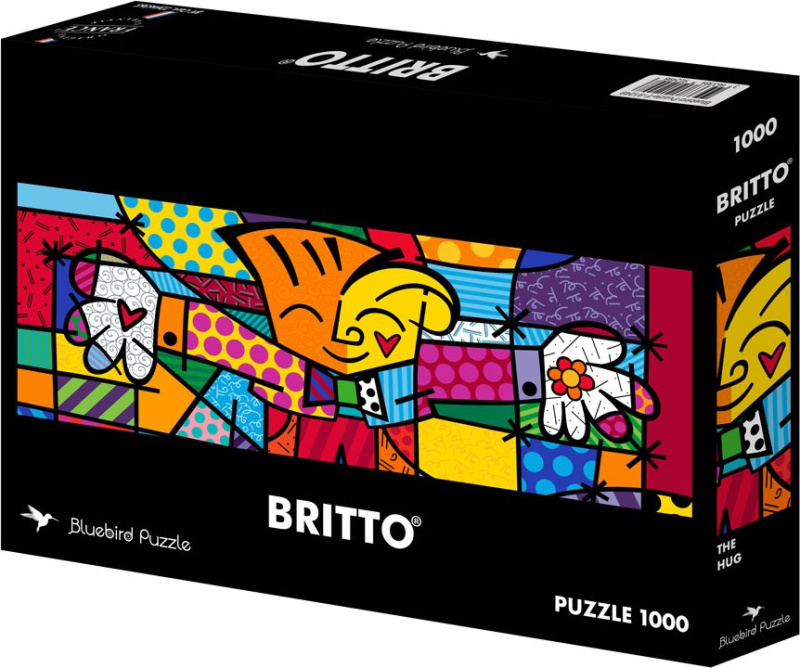 Panoramatické puzzle Bluebird 1000 dílků Romero Britto - Objetí