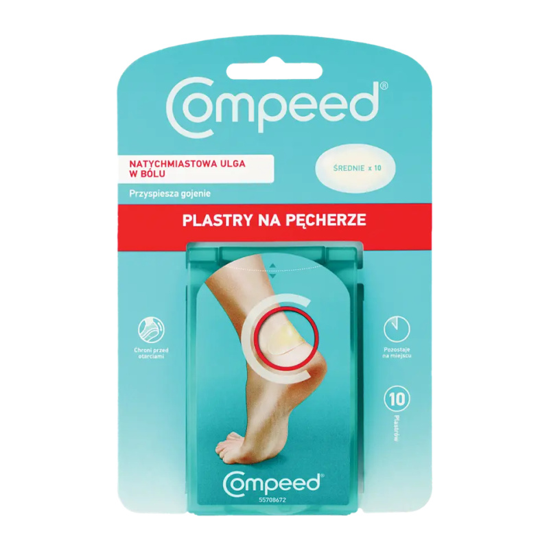 Compeed Náplasti na puchýře střední 10 ks
