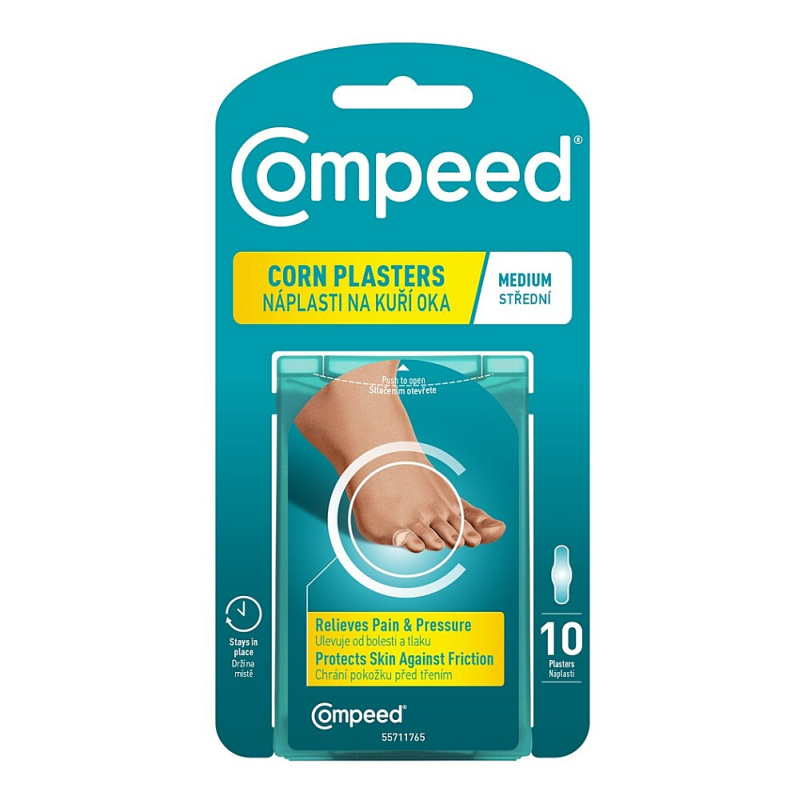 Compeed Náplasti na kuří oka střední 10ks