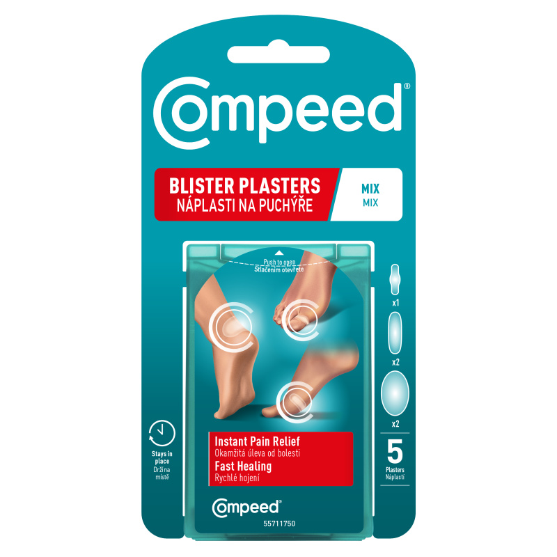 COMPEED Náplasti na puchýře mix 5 kusů