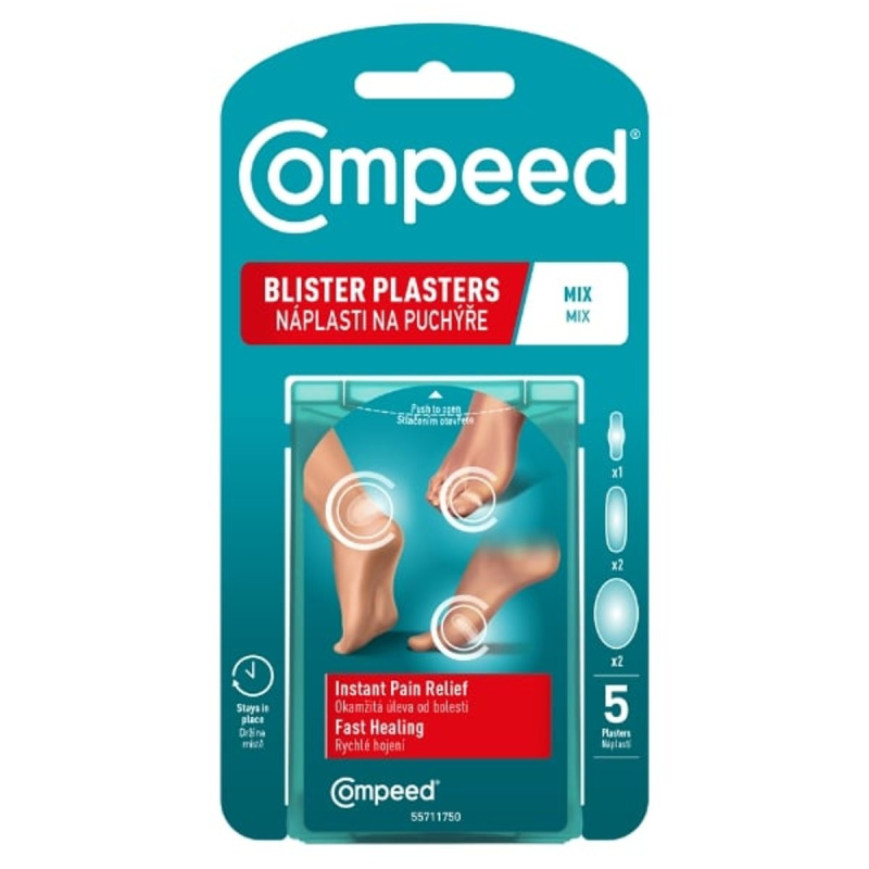 COMPEED Náplasti na puchýře mix 5 kusů