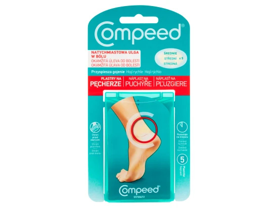 Compeed Náplasti na puchýře střední 5 ks
