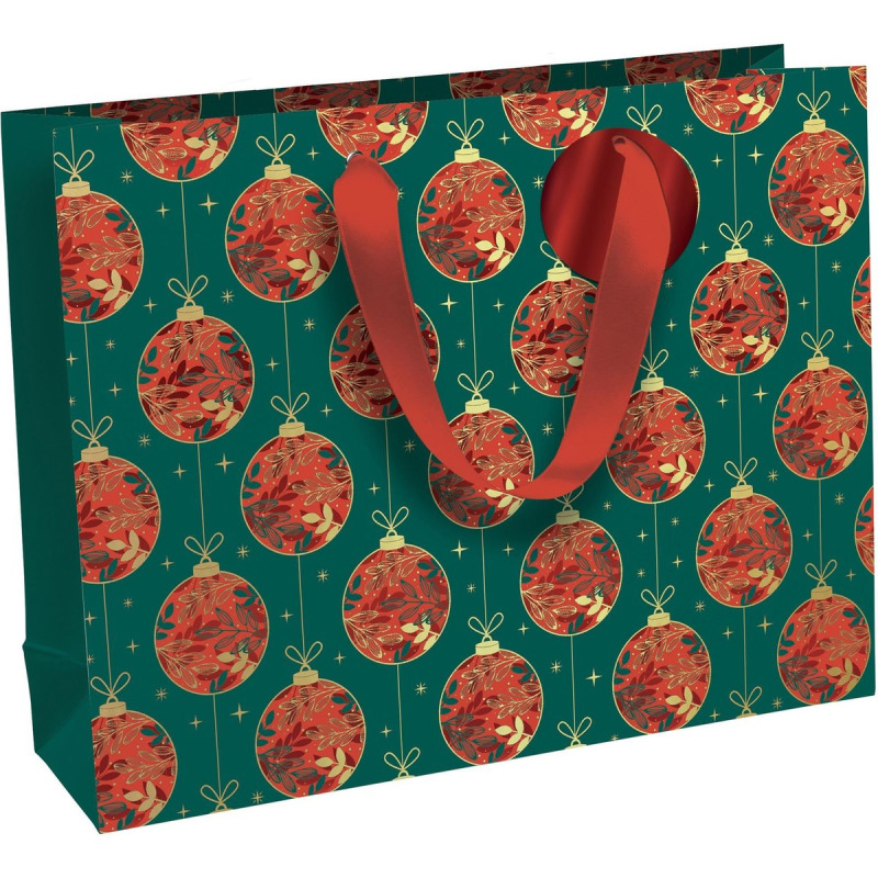 Clairefontaine Fancy Christmas dárková taška, 37,3×11,8×27,5 cm