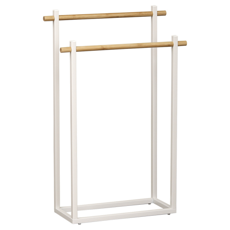 Tendance MAT dvouramenný stojan na ručníky, 82 x 52 x 20 cm bílý