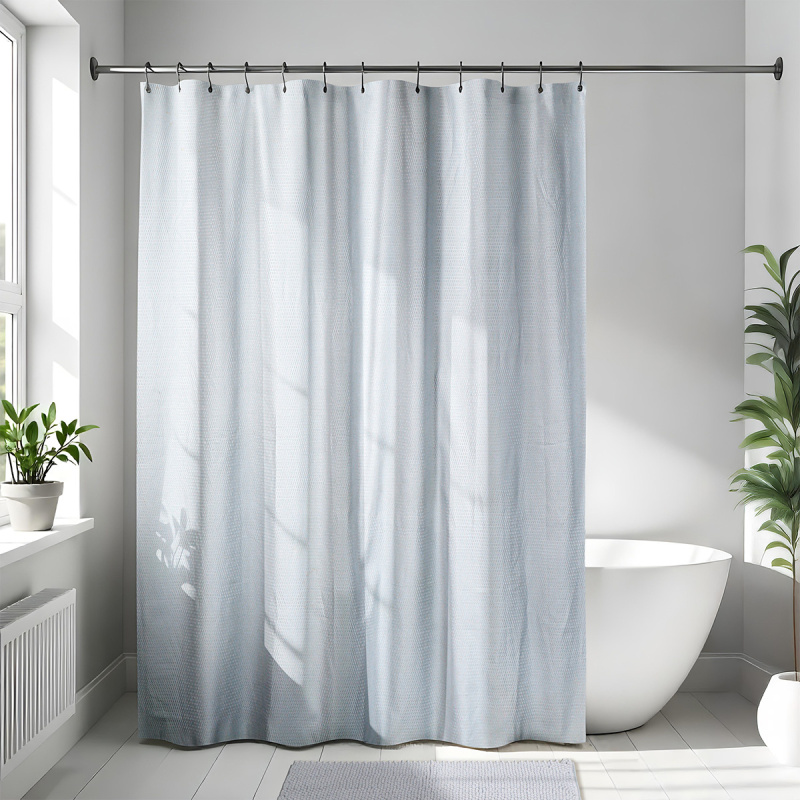 Tendance SIMPLE voděodolný sprchový závěs z mikrovlákna, 180 x 200 cm modrý