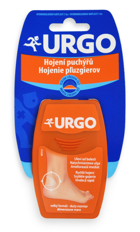 Urgo Puchýře sport  náplast na paty 5 ks