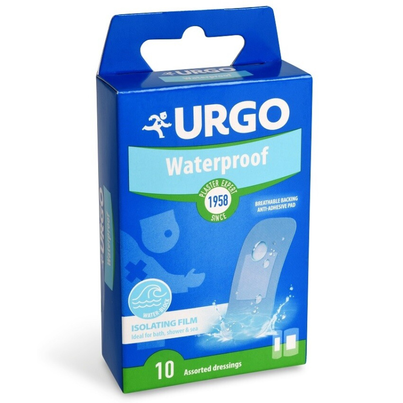 URGO Waterproof voděodolná náplast aquafilm 10ks