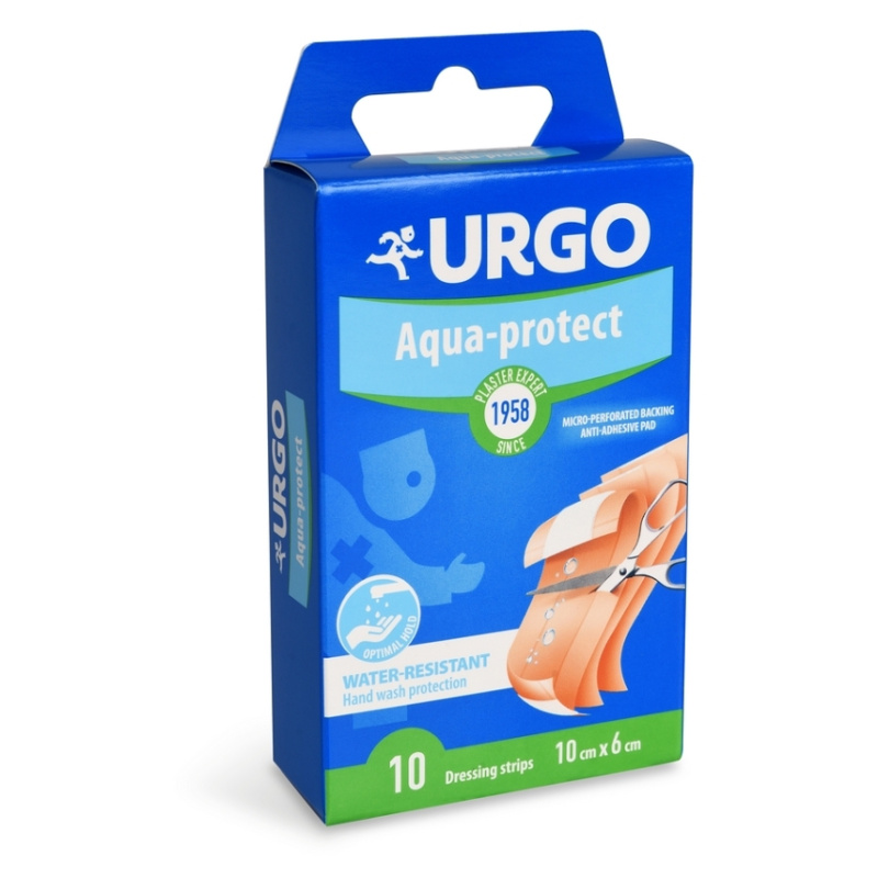 URGO AQUA PROTECT Omyvatelná 10x6cm 10ks