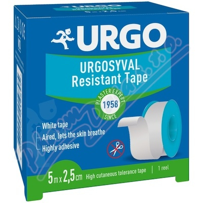 URGO SYVAL Textilní náplast bílá 2.5cmx5m