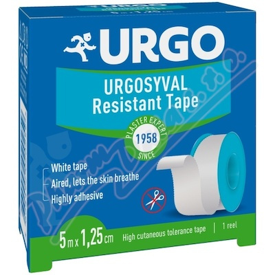 URGO SYVAL Textilní náplast bílá 1.25cmx5m