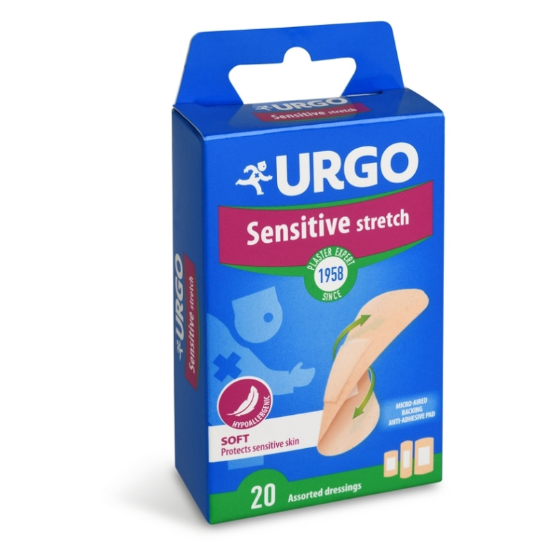 URGO SENSITIVE Citlivá pokožka náplast 20ks