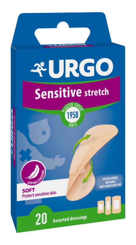 URGO SENSITIVE Citlivá pokožka náplast 20ks