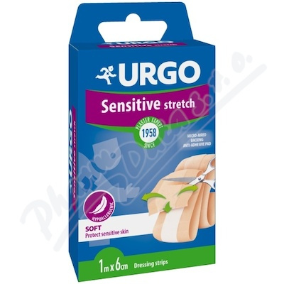 URGO SENSITIVE Citlivá pokožka náplast 1mx6cm