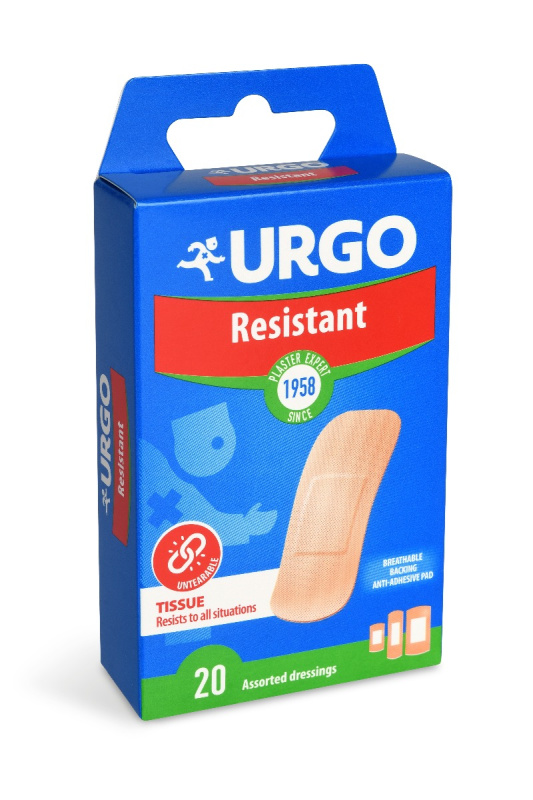 URGO RESISTANT Odolná náplast 20ks