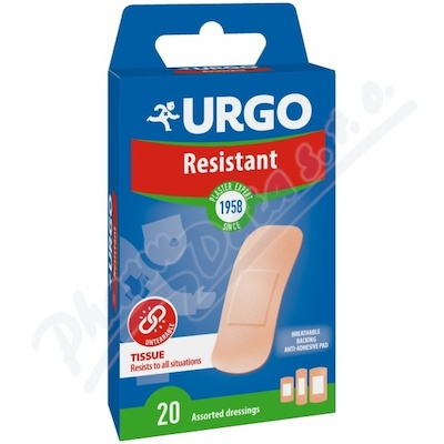URGO RESISTANT Odolná náplast 20ks