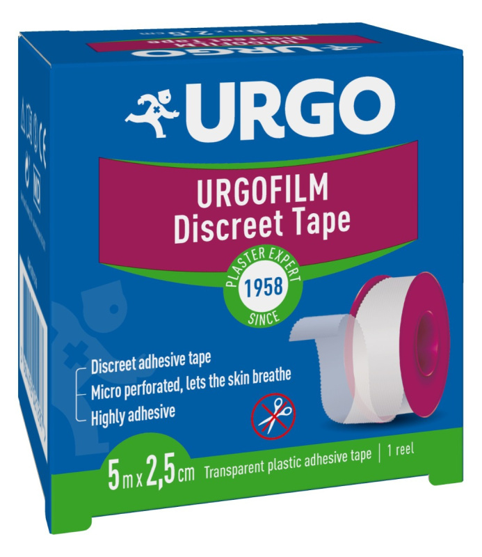URGO FILM Transparentní náplast 2.5cmx5m