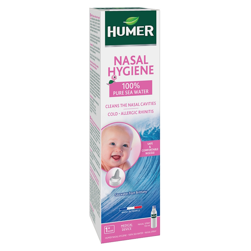 HUMER Hygiena nosu 100% mořská voda pro děti 150 ml