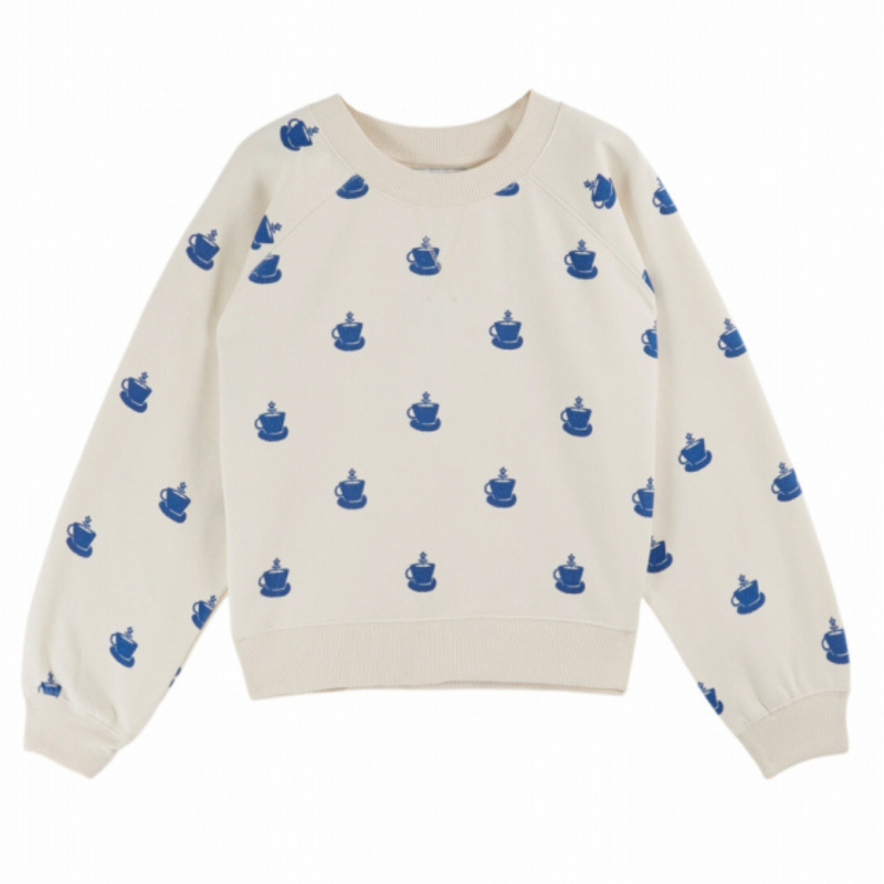 EMILE ET IDA Mikina CHARLOTTE - CREME Velikost: XL