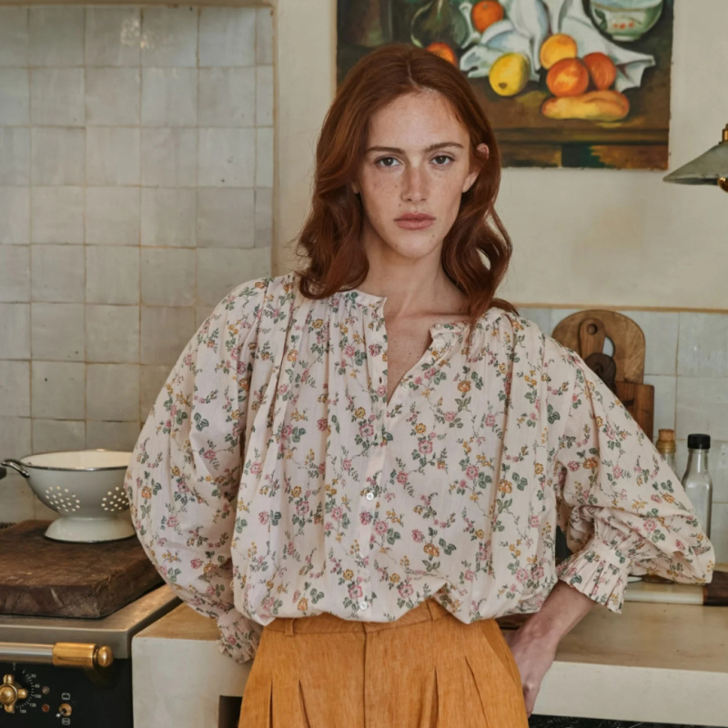 EMILE ET IDA Halenka FLORAL - ROSIER Velikost: S