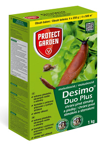 Protect Garden Moluskocid DESIMO DUO PLUS proti slimákům a plzákům, 1 kg