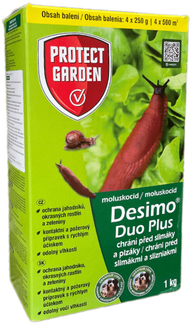 Protect Garden Moluskocid DESIMO DUO PLUS proti slimákům a plzákům, 1 kg