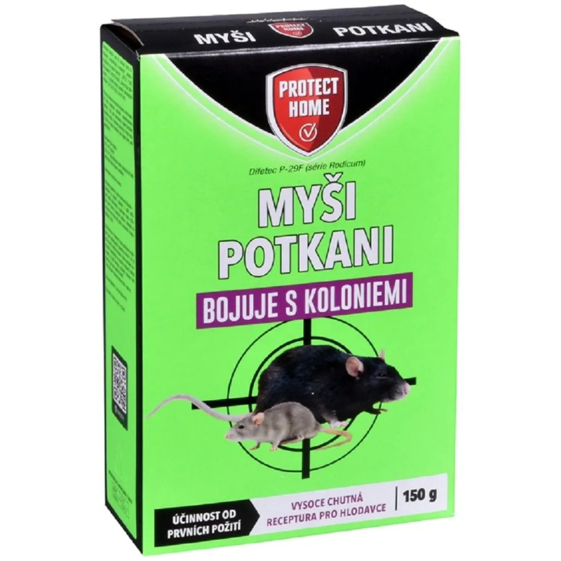 PROTECT HOME Rodenticid Difetec P-29F, 150 g