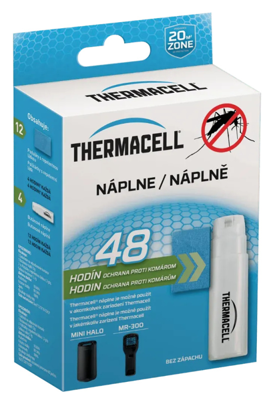 Thermacell náhradní náplně 12 ks + kartuše 4 ks